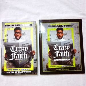 Crazy Faith Book and Workbook Spiritual Religious Church